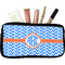 Zigzag Makeup / Cosmetic Bag (Personalized)