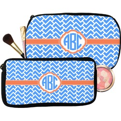 Zigzag Makeup / Cosmetic Bag (Personalized)
