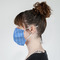 Zigzag Mask - Side View on Girl