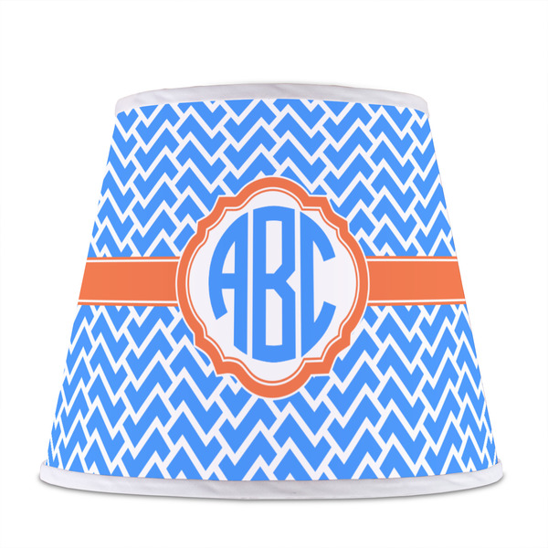 Zigzag Poly Film Empire Lampshade - Front View