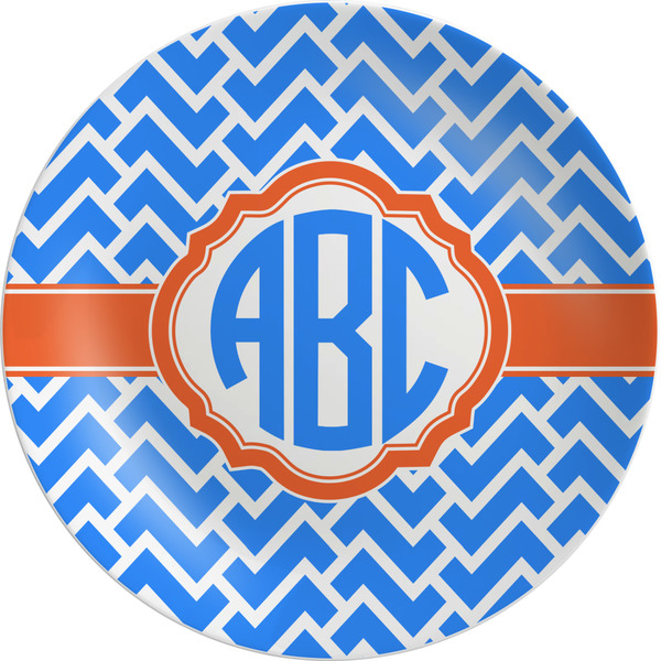 Custom Zigzag Melamine Plate (Personalized)