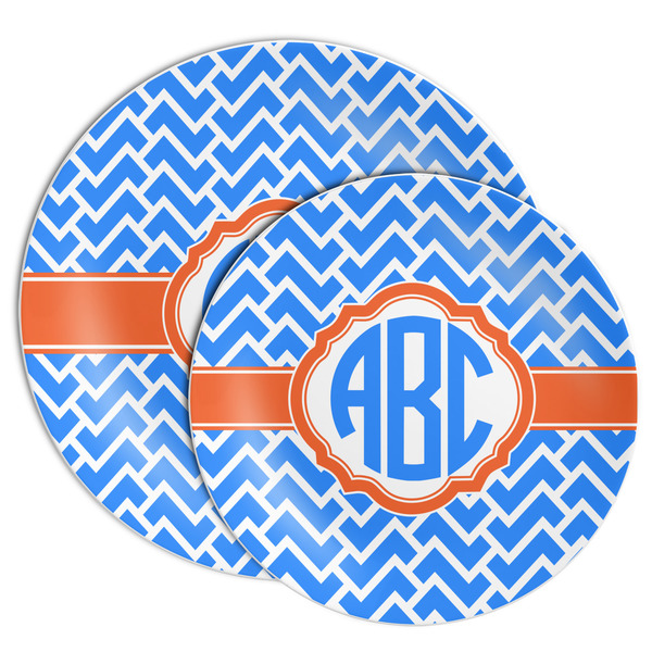 Zigzag Melamine Plates - PARENT/MAIN