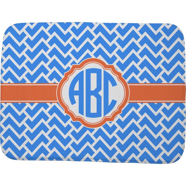 Custom Zigzag Memory Foam Bath Mat - 48"x36" (Personalized)