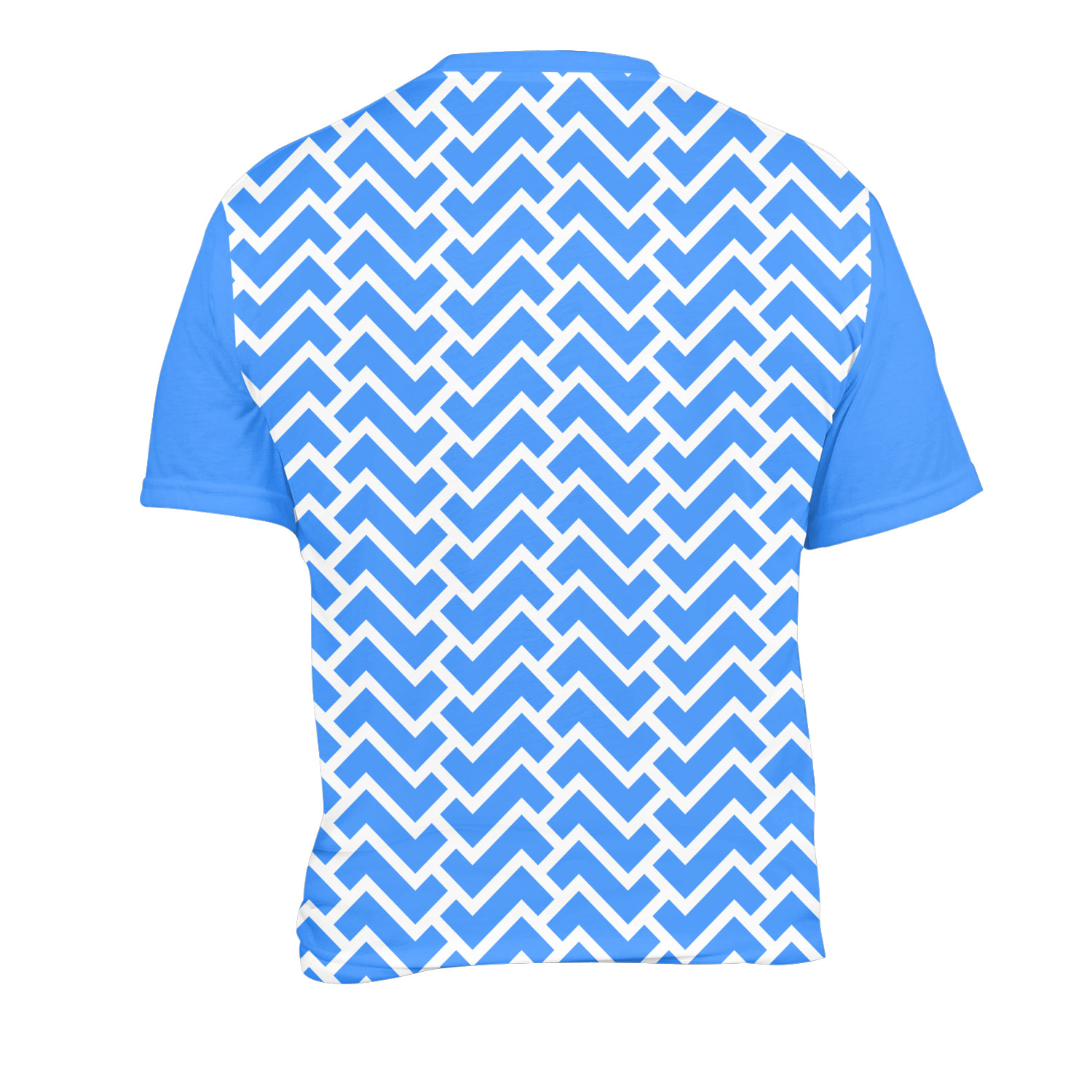 Custom Zigzag Men's Crew T-Shirt | YouCustomizeIt