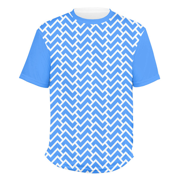 Custom Zigzag Men's Crew T-Shirt