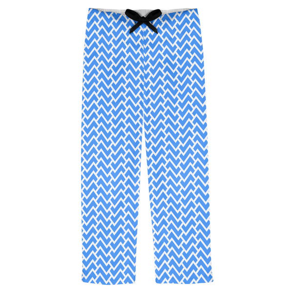 Custom Zigzag Mens Pajama Pants - S