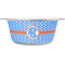 Zigzag Stainless Steel Dog Bowl - Medium (Personalized)