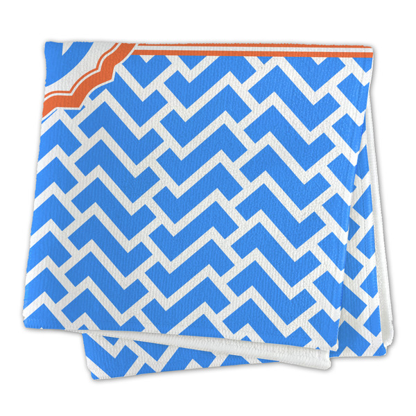 Zigzag Microfiber Dish Rag - FOLDED (square)