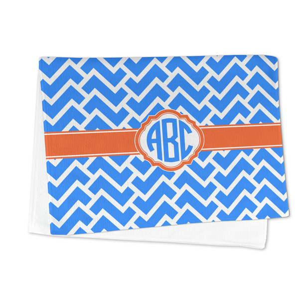 Zigzag Microfiber Dish Towel - FOLDED HALF