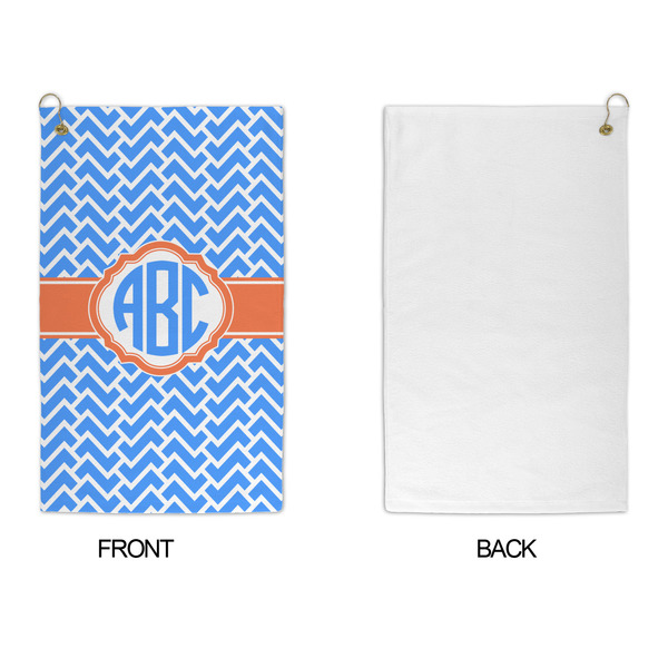 Zigzag Microfiber Golf Towels - APPROVAL