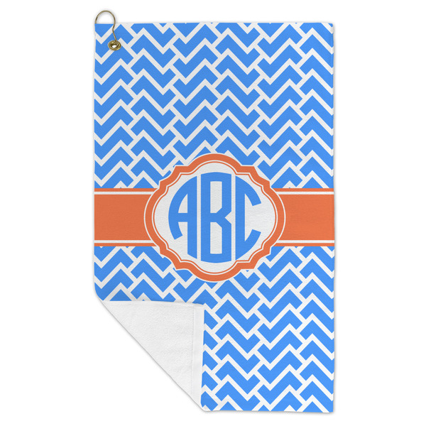 Zigzag Microfiber Golf Towels - FOLD