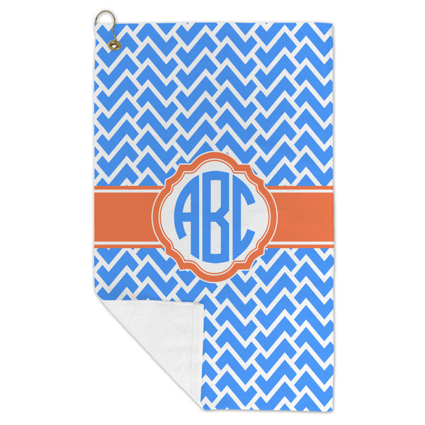 Zigzag Microfiber Golf Towels - FOLD