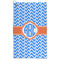 Zigzag Microfiber Golf Towel (Personalized)