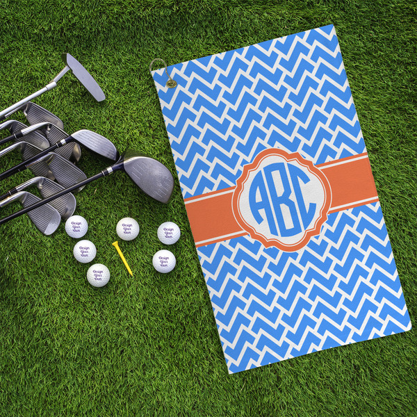 Zigzag Microfiber Golf Towels - LIFESTYLE
