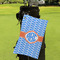 Zigzag Microfiber Golf Towels - Small - LIFESTYLE