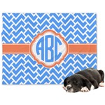 Zigzag Dog Blanket - Regular (Personalized)