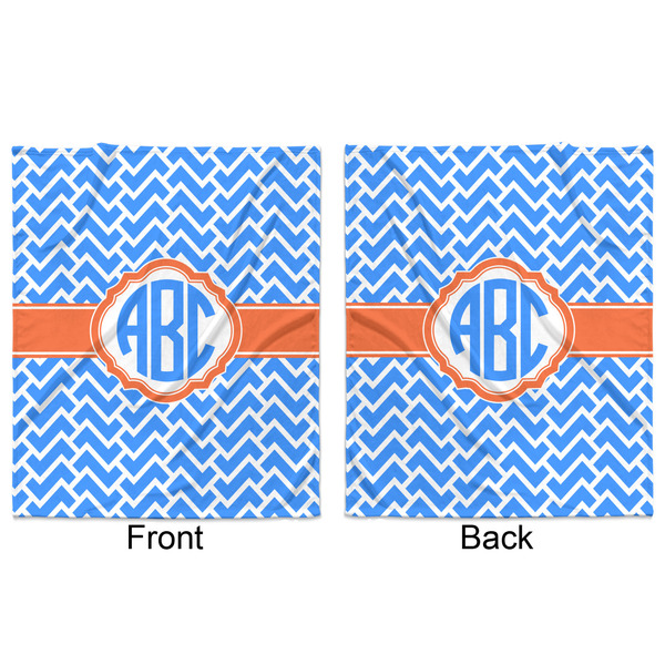 Zigzag Minky Blanket - 50"x60" - Double Sided - Front & Back