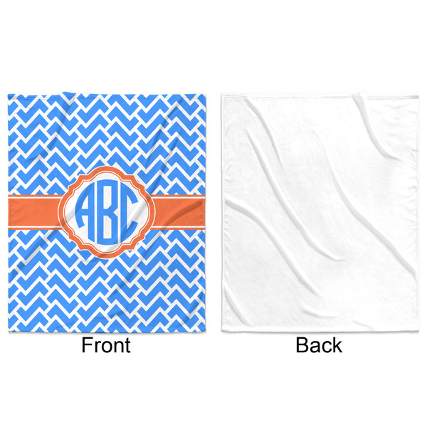 Zigzag Minky Blanket - 50"x60" - Single Sided - Front & Back