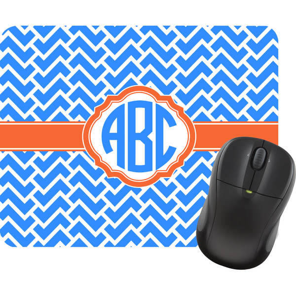 Custom Zigzag Rectangular Mouse Pad (Personalized)