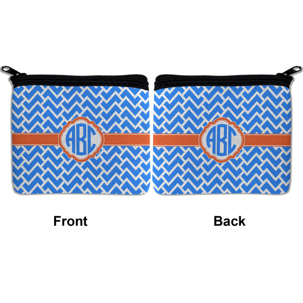 Zigzag Neoprene Coin Purse - Front & Back (APPROVAL)