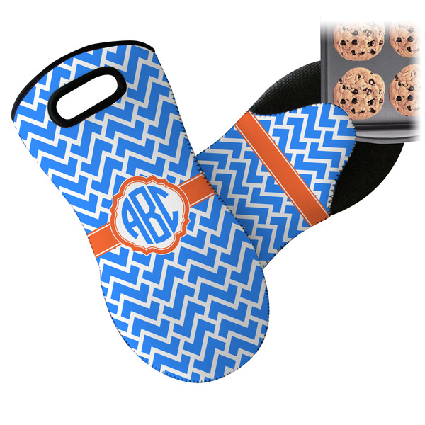 Zigzag Neoprene Oven Mitt