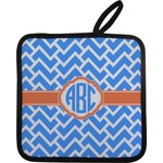 Zigzag Pot Holder w/ Monogram