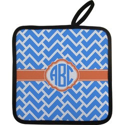 Zigzag Pot Holder w/ Monogram