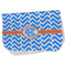 Zigzag Burp Cloth - Fleece w/ Monogram