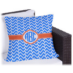 Zigzag Outdoor Pillow (Personalized)