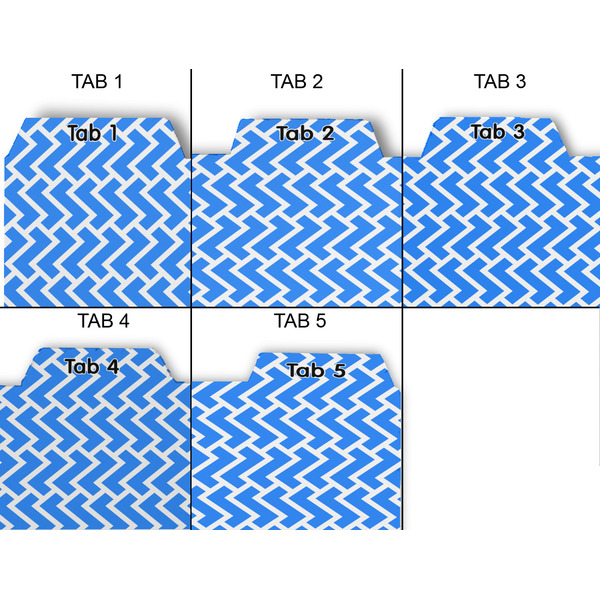 Zigzag Page Dividers - Set of 5 - Approval