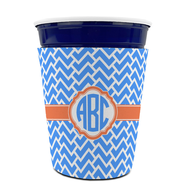 Zigzag Party Cup Sleeves - without bottom - FRONT (on cup)