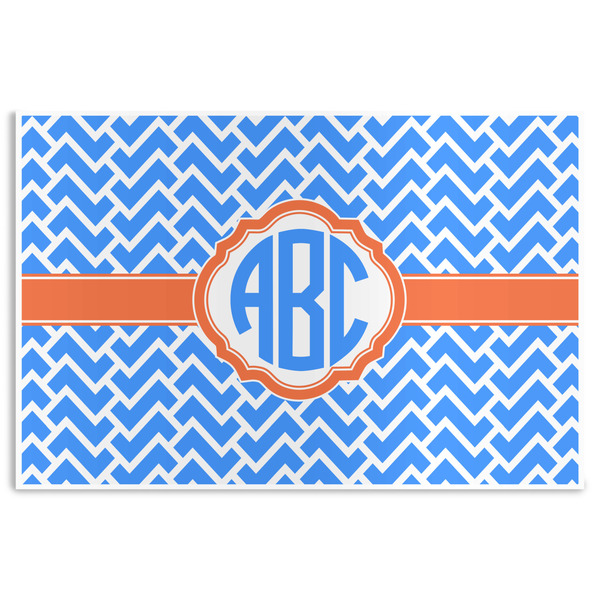 Custom Zigzag Disposable Paper Placemats (Personalized)