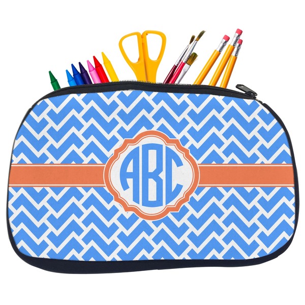 Zigzag Pencil / School Supplies Bags - Medium