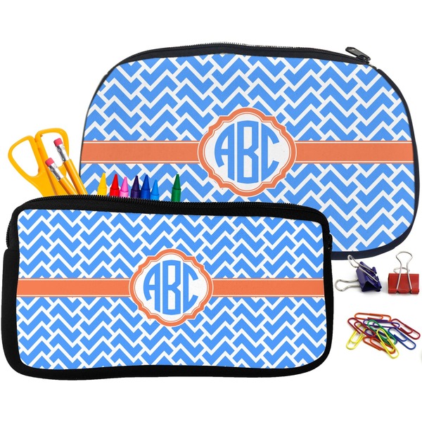 Zigzag Pencil / School Supplies Bags Small and Medium