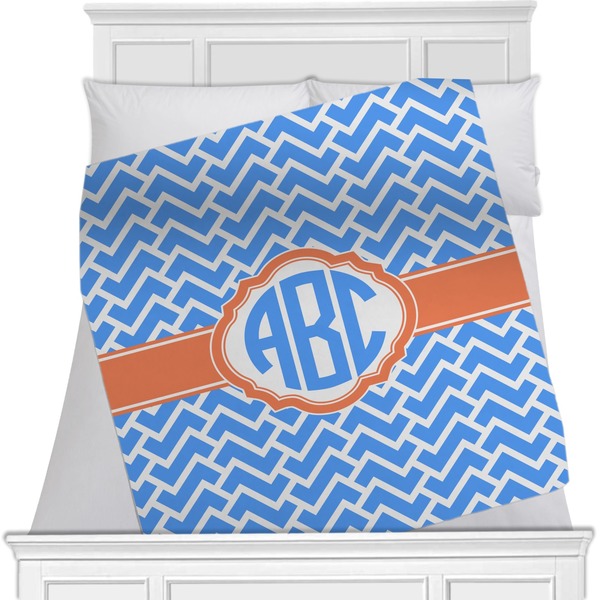 Custom Zigzag Minky Blanket (Personalized)