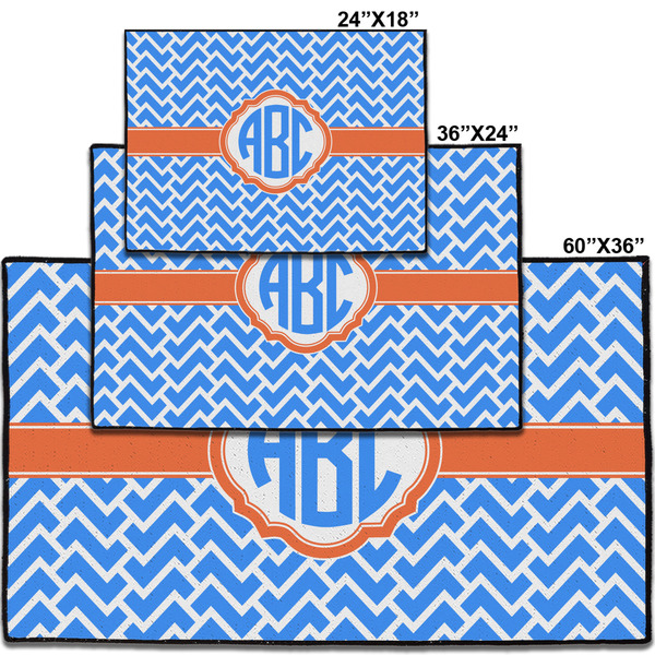 Zigzag Personalized Door Mat - Group Parent IMF