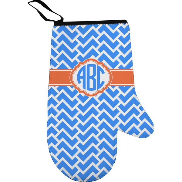 Custom Zigzag Oven Mitt (Personalized)