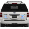 Zigzag Personalized Square Car Magnets on Ford Explorer