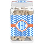 Zigzag Dog Treat Jar (Personalized)