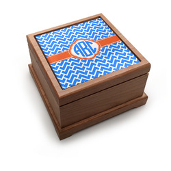 Zigzag Pet Urn w/ Monogram