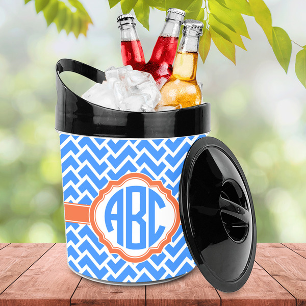 Zigzag Plastic Ice Bucket - LIFESTYLE