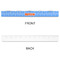 Zigzag Plastic Ruler - 12" - APPROVAL