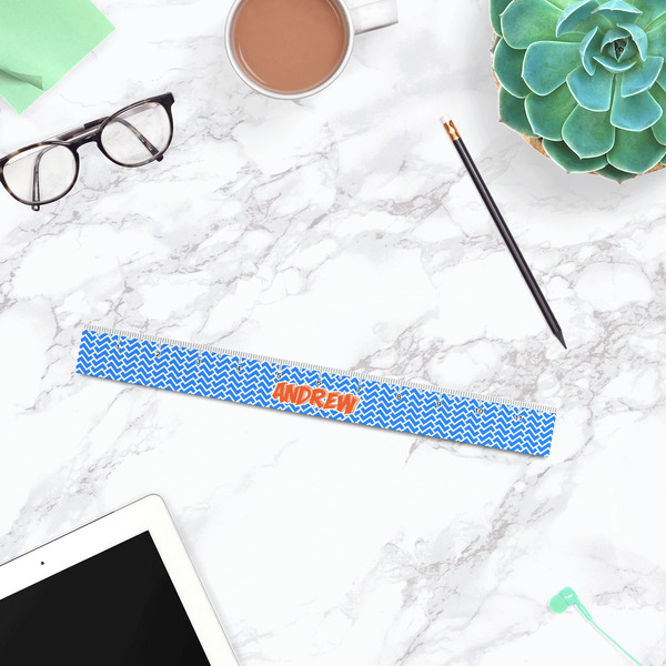 Zigzag Plastic Ruler - 12" - LIFESTYLE