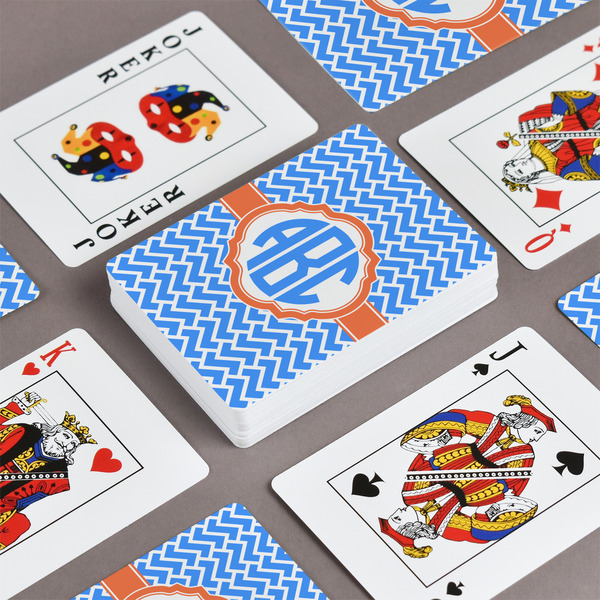 Zigzag Playing Cards - Front & Back View