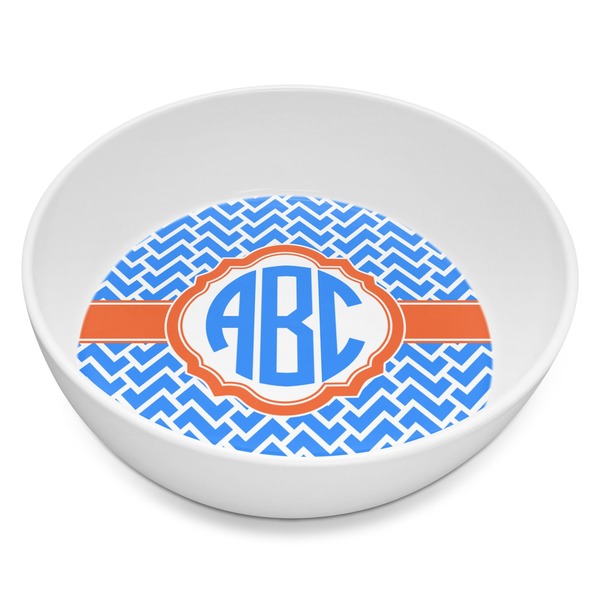 Custom Zigzag Melamine Bowl - 8 oz (Personalized)