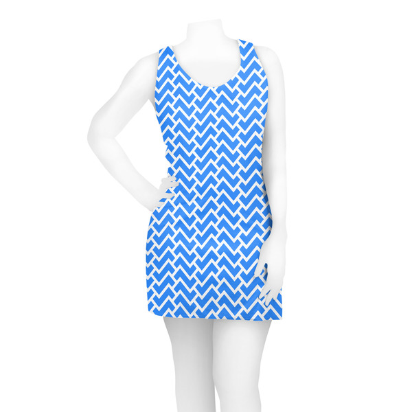 Zigzag Racerback Dress - On Model - Front