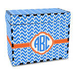 Zigzag Wood Recipe Box - Full Color Print (Personalized)