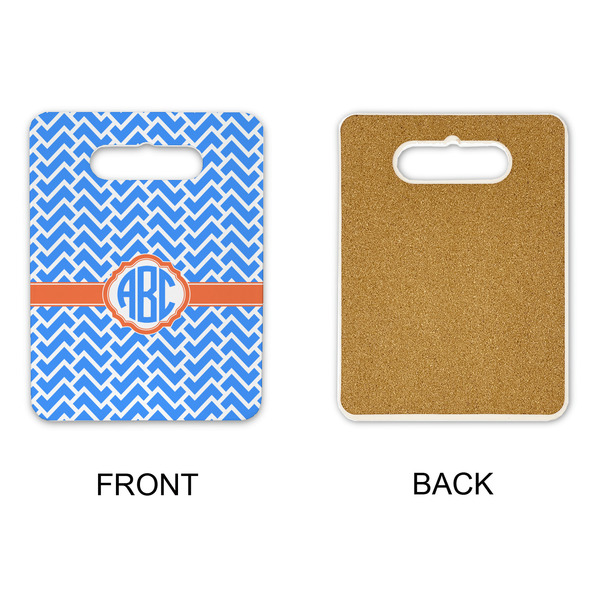 Zigzag Rectangle Trivet with Handle - APPROVAL