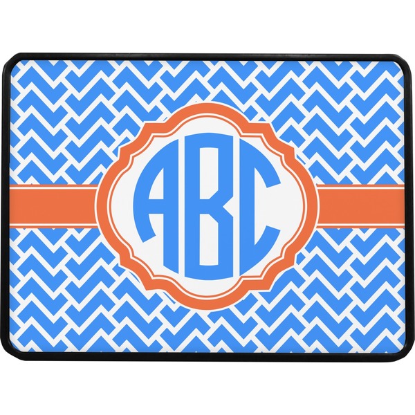 Zigzag Rectangular Car Hitch Cover w/ FRP Insert (Select Size)