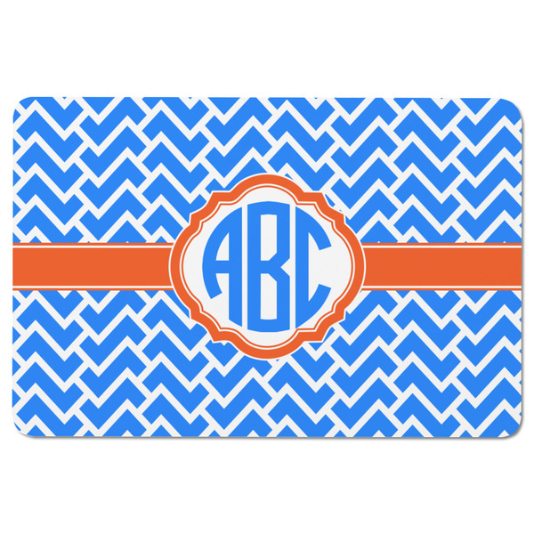 Zigzag Rectangular Fridge Magnet - FRONT